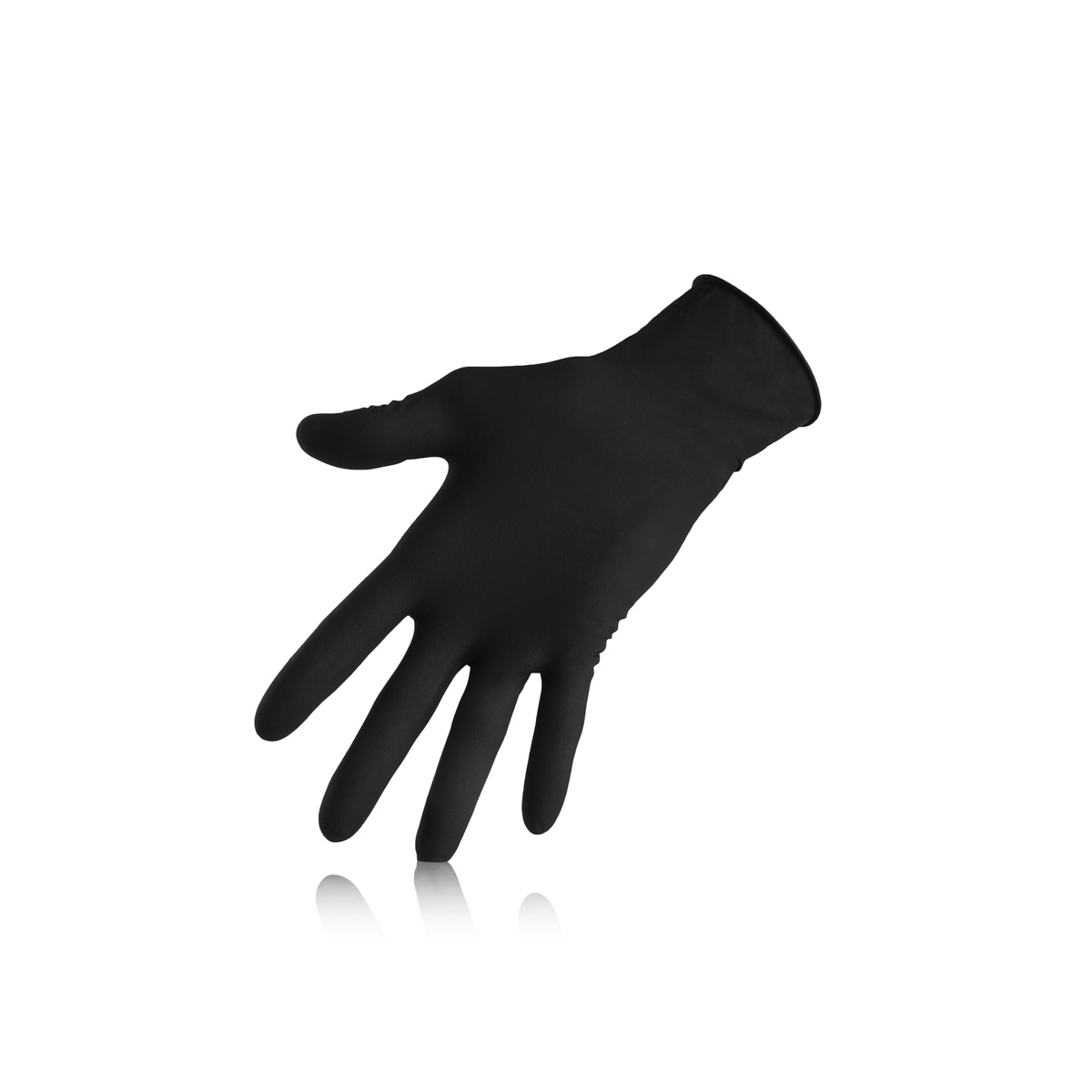 E206M Black Latex gloves M